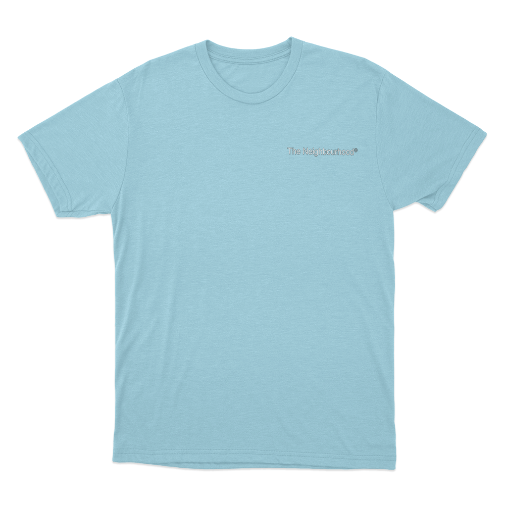 The Neighbourhood Logo Unisex T Shirt Sky Blue The Neighbourhood Logo Unisex T Shirt Sky Blue 1