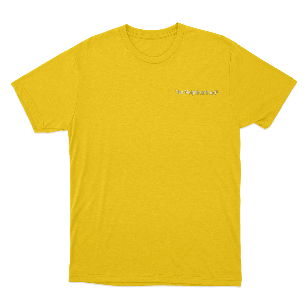 The Neighbourhood Logo Unisex T Shirt Yellow The Neighbourhood Logo Unisex T Shirt Yellow 1