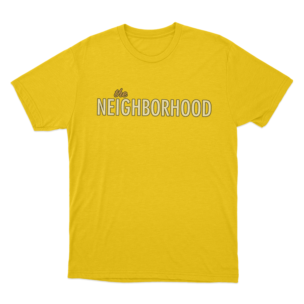 The Neighbourhood Unisex T Shirt Yellow The Neighbourhood Unisex T Shirt Yellow